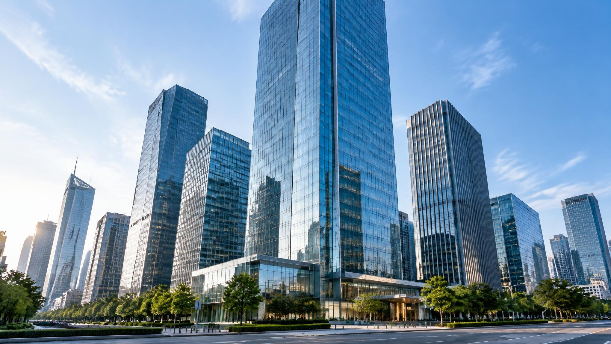 large corporate skyscraper